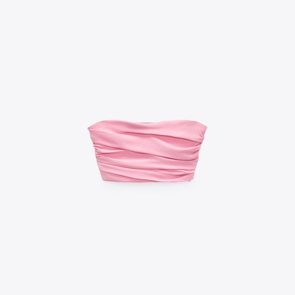 ZARA Bustier crop top